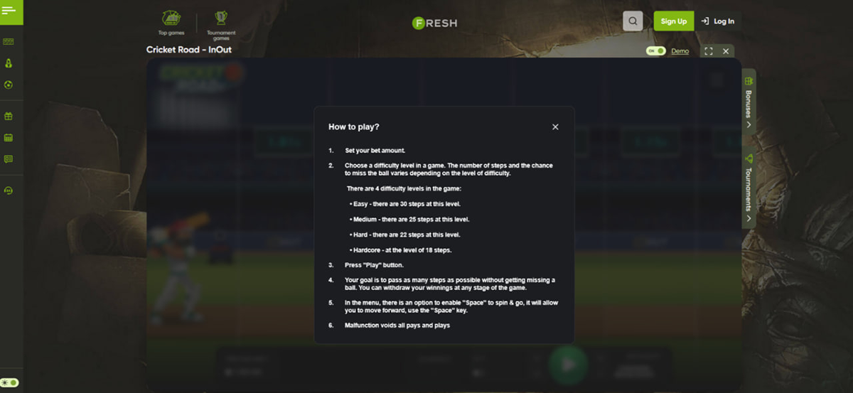 How to play the Cricket Road game and understand crash mechanics