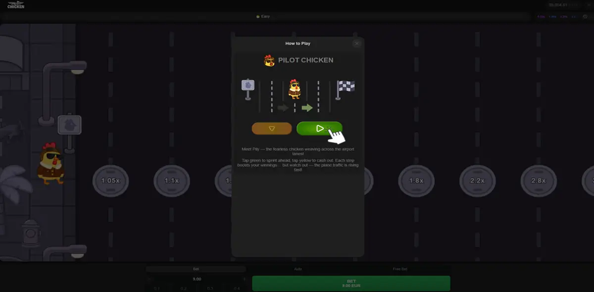How to play Chicken Pilot with rules and cashout steps How to play Chicken Pilot with rules and cashout steps